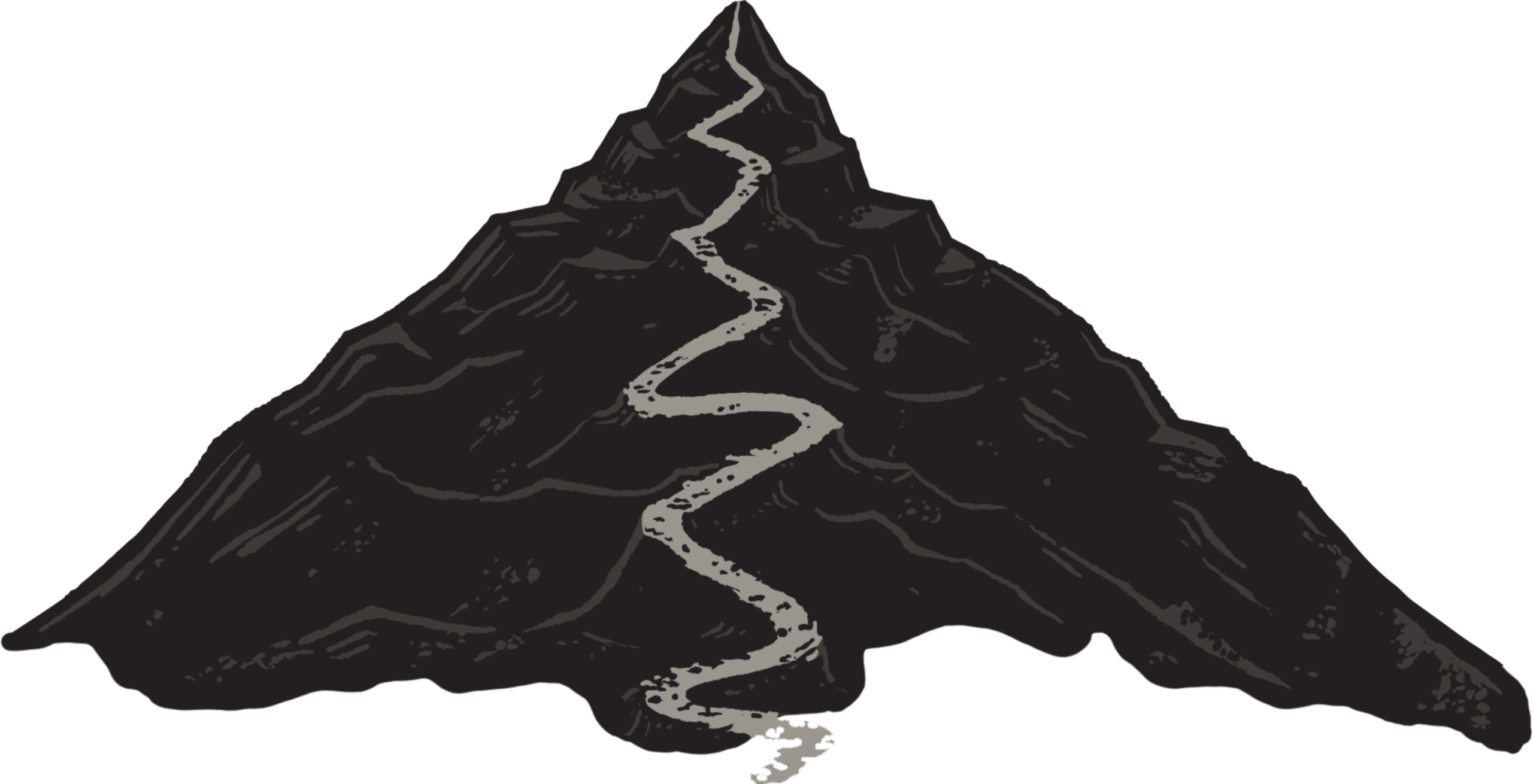 Devil Road Whiskey mountain road logo
